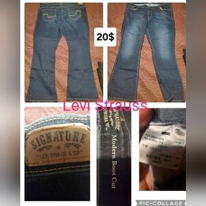 Levi's Dark Blue Bootcut Jeans Pls Sz 22